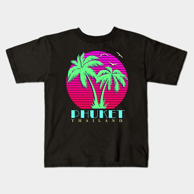 Phuket Thailand Kids T-Shirt by Nerd_art